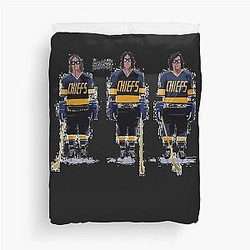 Hanson brothers Slap Shot classic T-shirt Duvet Cover