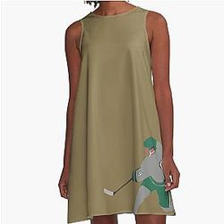 Slap Shot A-Line Dress
