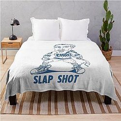 Vintage Slap Shot Throw Blanket (1976)