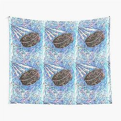 Slap Shot Hockey Art Tapestry