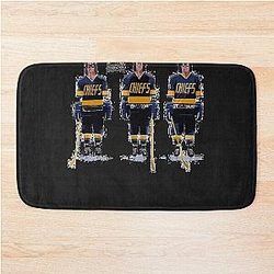 Hanson Brothers Slap Shot Classic T-Shirt Bath Mat