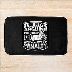 Player shinny slap shot hockey rink slew foot bath mat