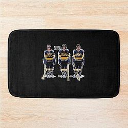 Hanson Brothers Slap Shot Classic T-Shirt Bath Mat
