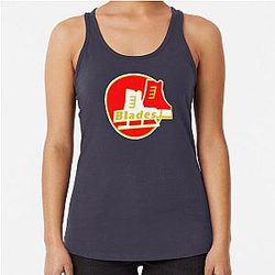 Broome County Blades Hockey Team Slap Shot Racerback Tank Top