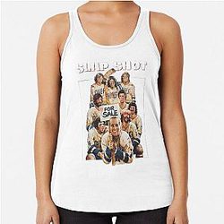 Slap Shot 1977 Racerback Tank Top
