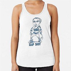 Vintage Slap Shot Racerback Tank Top