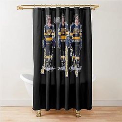 Hanson Brothers Slap Shot Shower Curtain