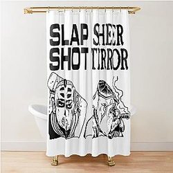 Slap Shot vs Sheer Terror Shower Curtain