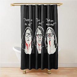 Putting on the Foil Hanson Brothers Slap Shot Quote Shower Curtain