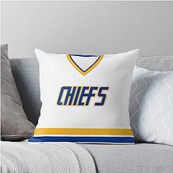 Slap Shot (1977) Charlestown Chiefs Throw Pillow