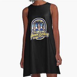 Hanson Brothers Slap Shot Classic T-Shirt A-Line Dress