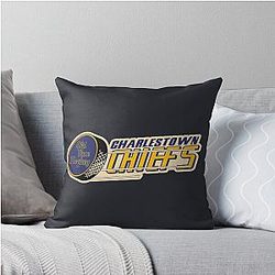 Charlestown Chiefs - Slap Shot Throw Pillow