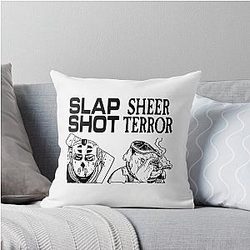 Slap Shot Throw Pillow