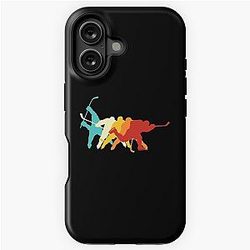 Retro Ice Hockey Slapshot iPhone Tough Case