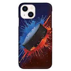 Compatible iPhone 14 Case 3D Textured Protective Phone Case for Apple iPhone 14 Hockey Puck Slap Shot