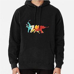 Retro Ice Hockey Slapshot Pullover Hoodie