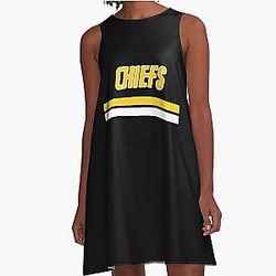 Hockey Charlestown Chiefs Slapshot A-Line Dress