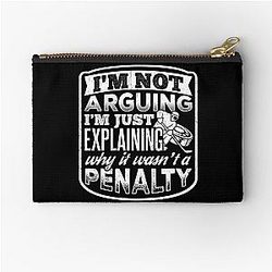 Shinny slap shot hockey rink slew-foot zipper pouch