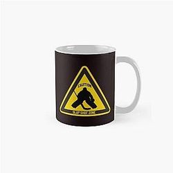 Caution Slap Shot Zone Warning Hockey Goalie Classic Mug