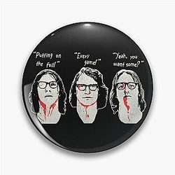 Hanson Brothers Slap Shot Quote Pin