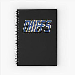 Slap Shot -Charlestown Chiefs -Hanson Brother Spiral Notebook