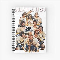Slap Shot 1977 Spiral Notebook