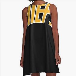 Slap Shot - Charlestown Chiefs - Hanson Brothers Blue Classic A-Line Dress