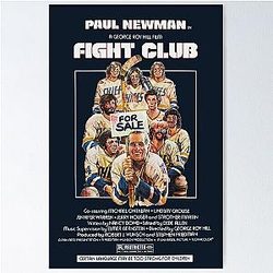 Slap Shot Fight Club Poster