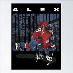 Alex Ovechkin Slapshot Poster