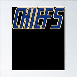 Slap Shot Charles Town Chiefs Hanson Brothers White Poster