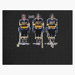 Hanson Brothers Slapshot Classic T-shirt Jigsaw Puzzle
