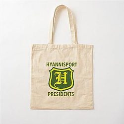 Hyannisport Presidents Ice Hockey Team Slap Shot Cotton Tote Bag
