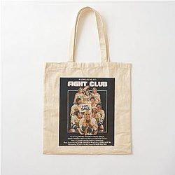 Slap Shot Fight Club Cotton Tote Bag