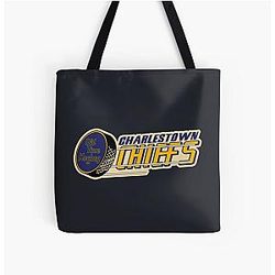 Charlestown Chiefs - Slap Shot All Over Print Tote Bag