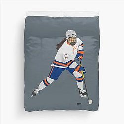 Slap Shot Queen Duvet Cover