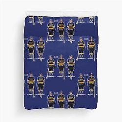 Hanson Brothers - Slap Shot Duvet Cover