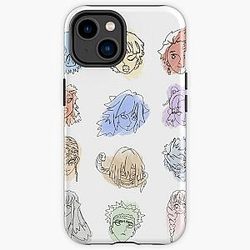 Démon minimal Slayer Linéaire iPhone Tough Case RB2611