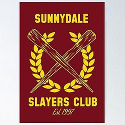 Sunnydale Slayers Club Poster RB2611