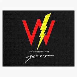 Vintage Photograp Sleeping With Sirens Logos Graphic For Fan Jigsaw Puzzle RB0301