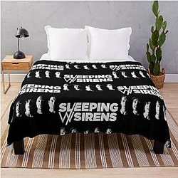 Lover Gifts Sleeping With Sirens Cool Gift Throw Blanket RB0301