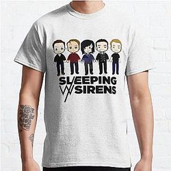 Funny Gift Sleeping With Sirens Awesome For Music Fans Classic T Shirt RB0301