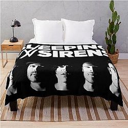 New best,album tour of sleeping with sirens Throw Blanket RB0301