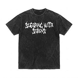 Emo Metal DTNK0304 Washed Sleeping With Sirens T-Shirt