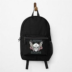 Mens Funny Sleeping With Sirens   Grunge Skull Gifts For Birthday Backpack RB0301