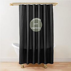 Doyle Hargraves Construction Sling Blade White Classic Shower Curtain