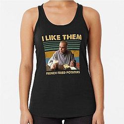 Sling Blade like them french fried potaters vintage Racerback Tank Top