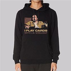 Sling Blade Character Silhouette Hoodie