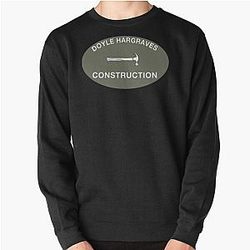 Doyle Hargraves Construction Sling Blade White Classic Pullover Sweatshirt