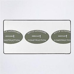 Doyle Hargraves Construction Sling Blade Desk Mat