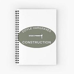 Doyle Hargraves Construction Sling Blade Spiral Notebook